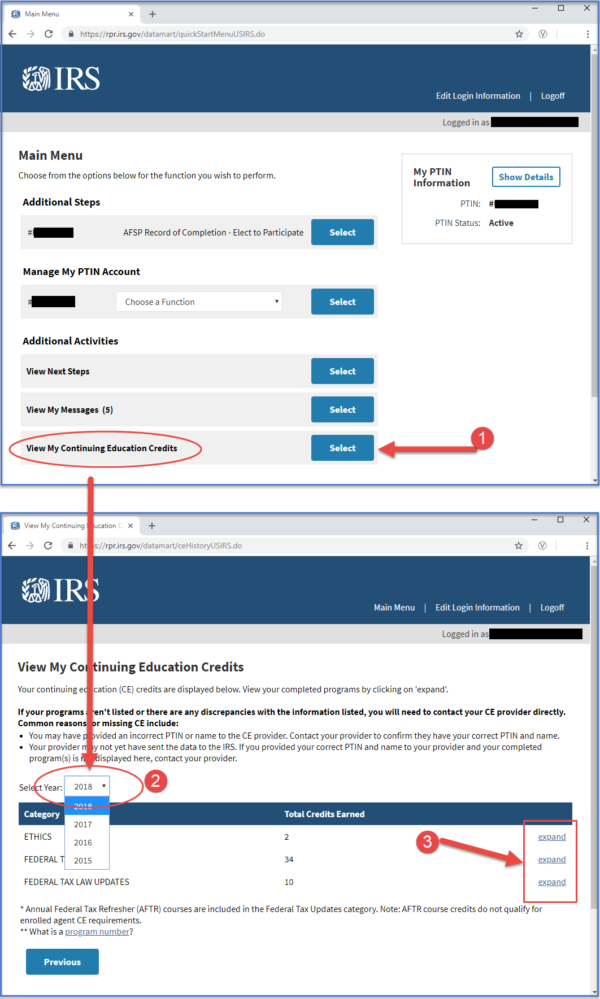 Track your credit hours ce self study